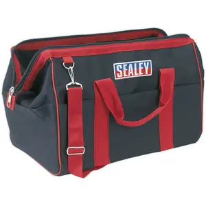 Heavy-Duty 500mm Tool Bag with Padded Base - Red - Ultimate Storage Solution