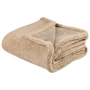 Blanket MIRGE 125 x 150 cm Sand Beige