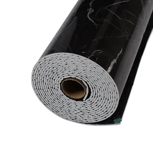 Black Marble Effect Wallpaper Waterproof, Moisture-proof and Oil-proof Self Adhesive Wallpaper Roll 60cm x 3 m