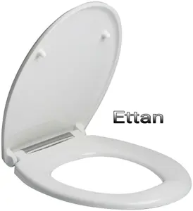 Euroshowers Ettan Heavy Duty Steel Barrel Toilet Seat