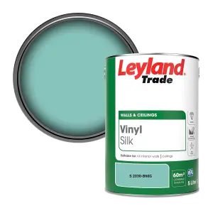 Leyland Trade Vinyl Silk Walls & Ceilings Emulsion Paint (S 2030-B60G) - 5L