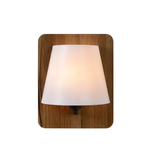 Lucide Idaho Modern Wall Light - 1xE14 - Wood