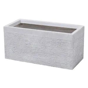 Plant Pot 50 x 23 x 24 cm White MYRA