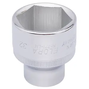 32mm 1/2" Square Drive Elora Hexagon Socket 15321