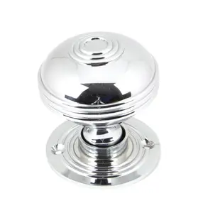 From The Anvil Polished Chrome 63mm Prestbury Mortice/Rim Knob Set