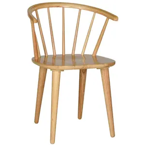 Baek Solid Wood Dining Chair (Set of 2) Natural