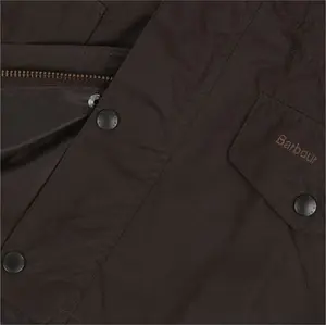 Men's Barbour Sapper Waxed Jacket - Black - UK: S