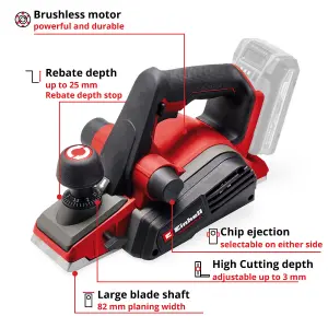 Einhell Cordless Planer Sander 18V Brushless Power X-Change Professional TP-PL 18/3 Li BL - Body Only