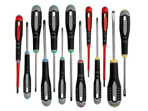 Bahco BE-9875 ERGO Screwdriver Set - 13 Piece Professional Tool Kit