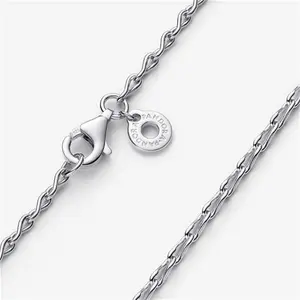 Pandora Infinity Chain Necklace - Sterling Silver - Sz. 50 cm