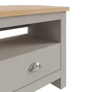 GFW Lancaster Corner TV Unit Grey