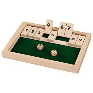 Goki Shut the Box Counting Game