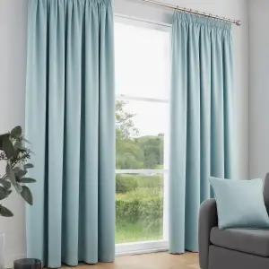 Galaxy Pair of Light Reducing Thermal Effect Pencil Pleat Curtains