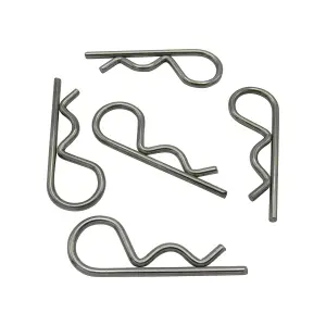 6MM Stainless Steel R Clips x5 (Beta Retaining Pins)