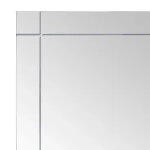 Berkfield Wall Mirror 60x40 cm Glass