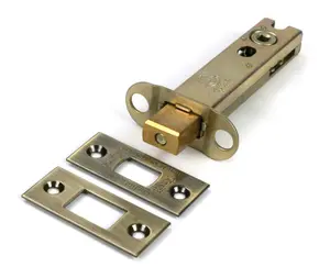 From The Anvil Aged Brass 4" Heavy Duty Tubular Deadbolt