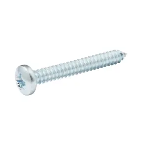 Diall Pozidriv Pan head Zinc-plated Carbon steel Screw (Dia)6.3mm (L)50mm, Pack of 25