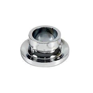 Chrome Collar Bathroom Sink Basin Overflow Cover For 15mm Hole