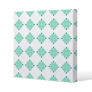 Green uncommon boho chic summer design (Canvas Print) / 77 x 77 x 4cm