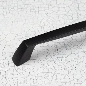 160mm Matt Black Cabinet Handle Dark Kitchen Cupboard Door Drawer Pull Bathroom Bedroom Furniture Replacement Upcycle