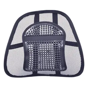 Air Flow Lumbar Support - Easily Strap to Office Chair - Relieve Spine Pressure