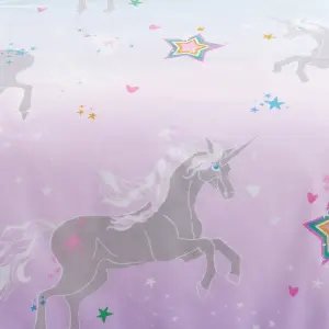 Ombre Unicorn Glow in the Dark Duvet Cover Set