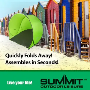 Green Pop-Up Beach Shelter - Summit