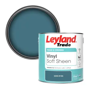 Leyland Trade Vinyl Soft Sheen Walls & Ceilings Emulsion Paint (5030-B10G) - 2.5L