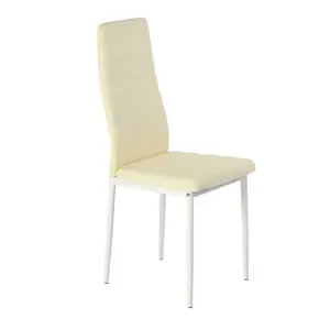 Herland Dining Chair (Set of 4) Beige / White