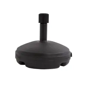 Charles Bentley Outdoor Plastic Round 7L Umbrella Base - 33cm Dia