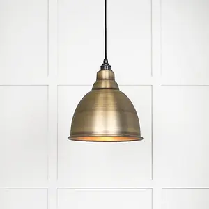 Aged Brass Brindley Pendant Light