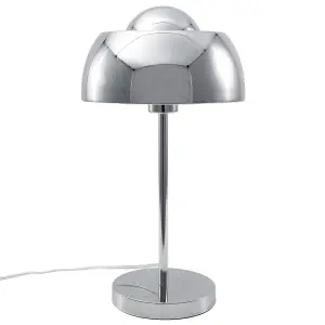 Metal Table Lamp Silver SENETTE