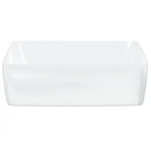 Wash Basin White 48x37x13 cm Ceramic Rectangle