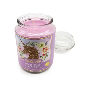 18Oz Scented Jar Candle Unicorn Shimmer