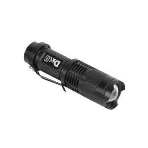 Diall Black 70lm LED Battery-powered Torch