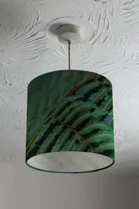 green leaves pattern and texture at Indonesia (Ceiling & Lamp Shade) / 45cm x 26cm / Lamp Shade