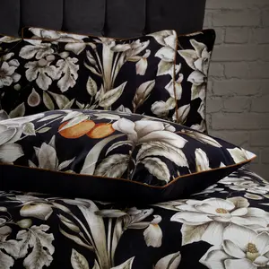 EW by Edinburgh Weavers Lavish Floral Cotton Sateen Duvet Cover Set