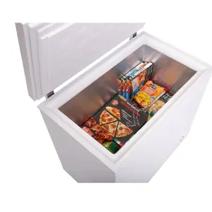 SIA CHF200W 90cm Freestanding 201L White Chest Freezer