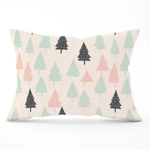 Christmas Tree Silhouette Pattern Cushions 33cm x 48cm