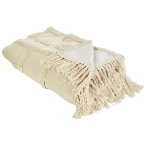 Picnic Blanket GACHINA 200 x 200 cm Beige