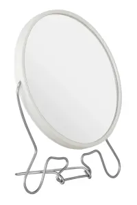 Essentials by Premier Mison White Metal Large Shaving Mirror