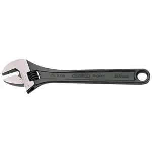 Draper Crescent-Type Adjustable Wrench with Phosphate Finish, 250mm, 33mm 52681