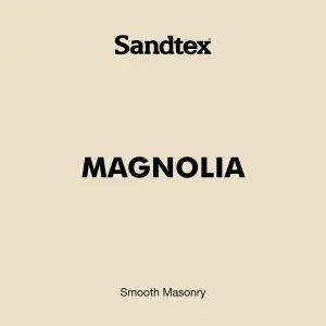 Sandtex Ultra smooth Magnolia Masonry paint, 10L