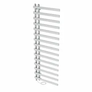 Right Radiators Prefilled Electric Heated Towel Rail Designer Ladder Warmer Rads - 1600x600mm Chrome