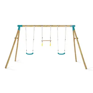 Plum Outdoor Mangabey Wooden Swing Set