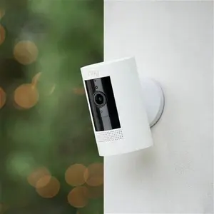 Ring Outdoor Camera Battery - White - Stick Up Camera, HD Video & Two-Way Talk