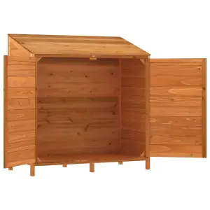 Berkfield Garden Shed Brown 102x52x112 cm Solid Wood Fir