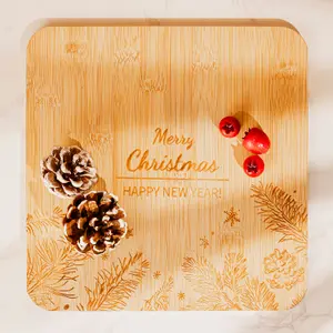 Merry Christmas Wooden Chopping Board