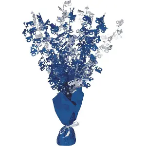 Unique Party Glitz 16th Birthday Balloon Weight Centrepiece Blue (One Size)