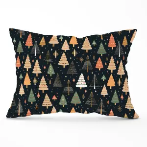 Boho Inspired Christmas Trees Cushions 33cm x 48cm